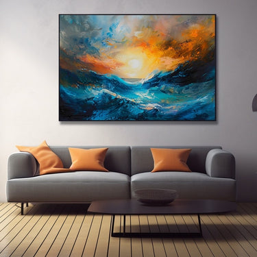 Abstract Sea Oil Painting